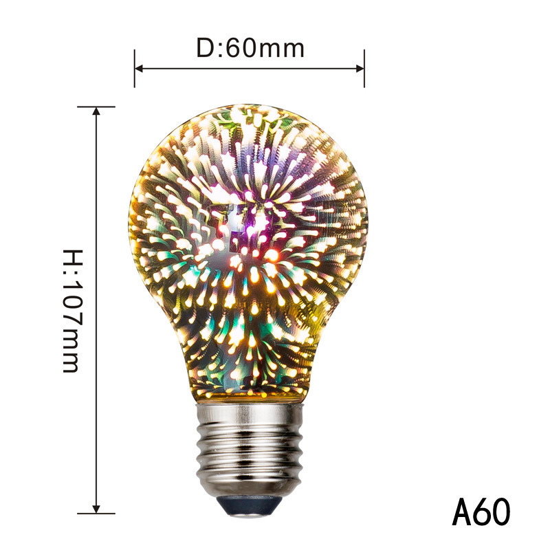 led lantern lamp bulb E27 twist cone straight LED filament glass bulb 220V 5W dimmable energy saving vintage light bulb