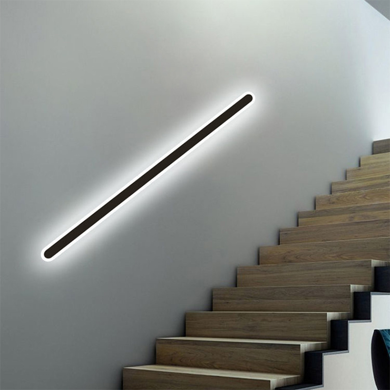 LED Outdoor Indoor Wall Light 30-240cm Long Strip Wall Mounted Lights  IP20 Wall Lamps Use for hotel villa garden decoration