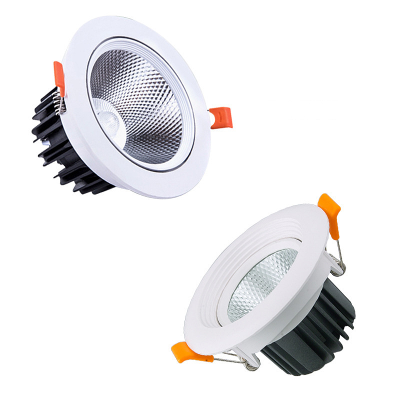 2023 NEW 10W 20W 30W COB Surface Mounted Lamp Recessed Focos LED Ceiling Spot Light 220V 2700K 3000K Spotlight