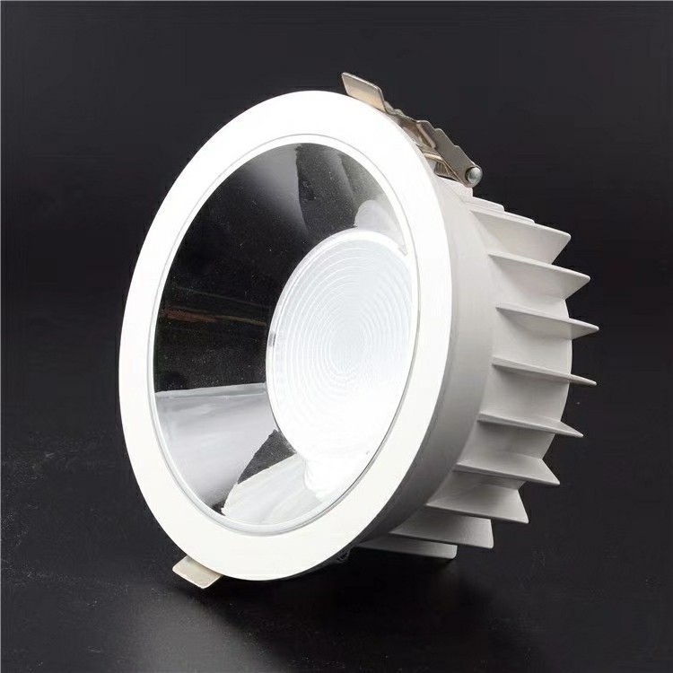 Commercial Home Hote Die-Cast Aluminum Anti-Glare Hidden AC220V Indoor Lighting COB Recessed 3 Color Spot-it Led Downlight