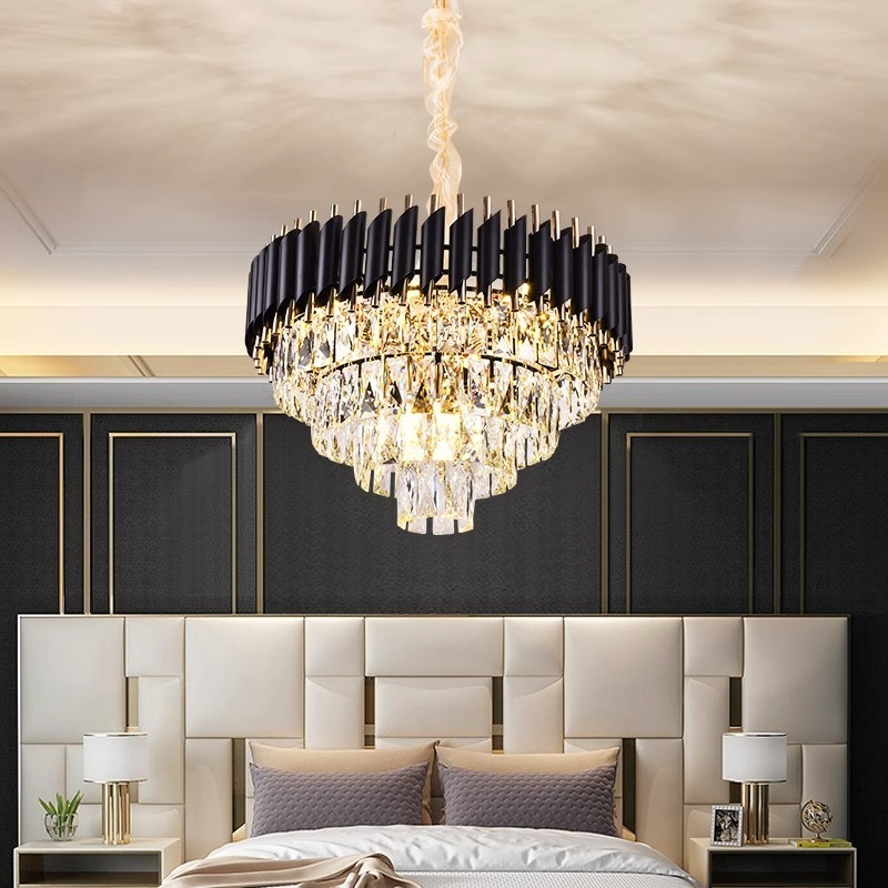 Crystal E14 Chandelier Lighting Cristal Chandeliers Lamp Led Pendant Hanging Light Lustres De Cristal Lamp Restaurant Light