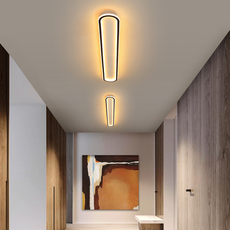 Fashion innovation Living Bedroom strip-type Led Ceiling Light Small surface Acrylic Chandelier Light Fixture LED Ceiling Lamp