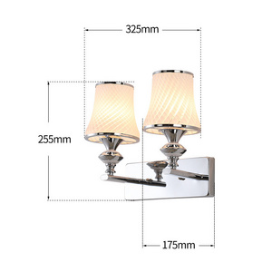 20W LED Wall Sconces Lighting Interior Wall Lamp Mounted Lamp With Aluminum Shell for Indoor Bedroom Hotel E27 Light