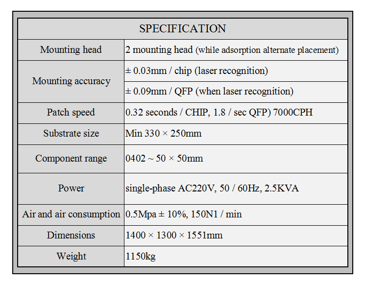 Automatic Pick and Place PCB Machine KE760 SMt Chip Mountering Machine PCB manufacturing equipment