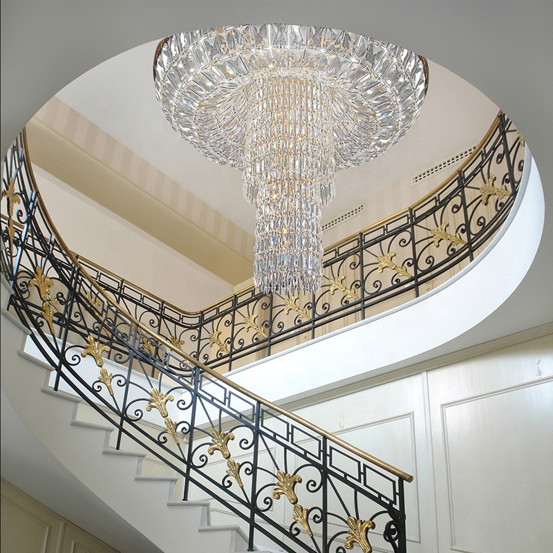 19 mid century long string chandelier new modern luxury high ceiling k9 crystal empire lighting for living room staircase villa