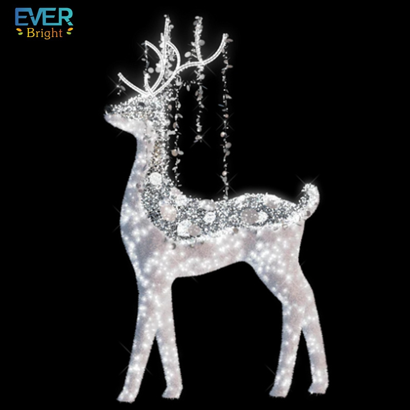 Outdoor Christmas decoration LED light giant flying reindeer IP65