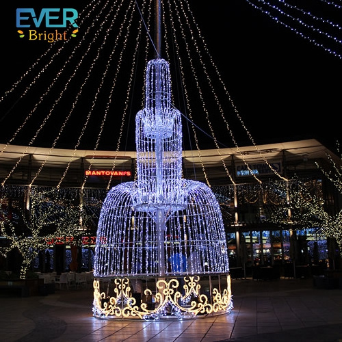 Commercial color changeable  LED motif 3d fountains light