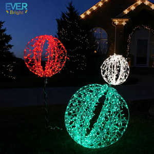 D100CM event project lighting earth christmas nativity 3d large illuminated ball motif light