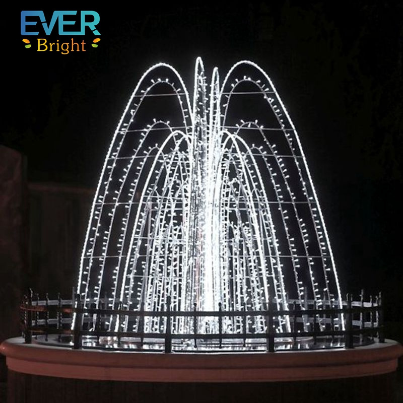 Commercial color changeable  LED motif 3d fountains light