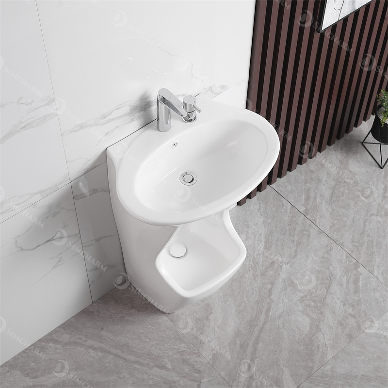 High Quality Customized Wudu Washing Station, dual level wudu basin, Mosque Wudu Ceramic Basin