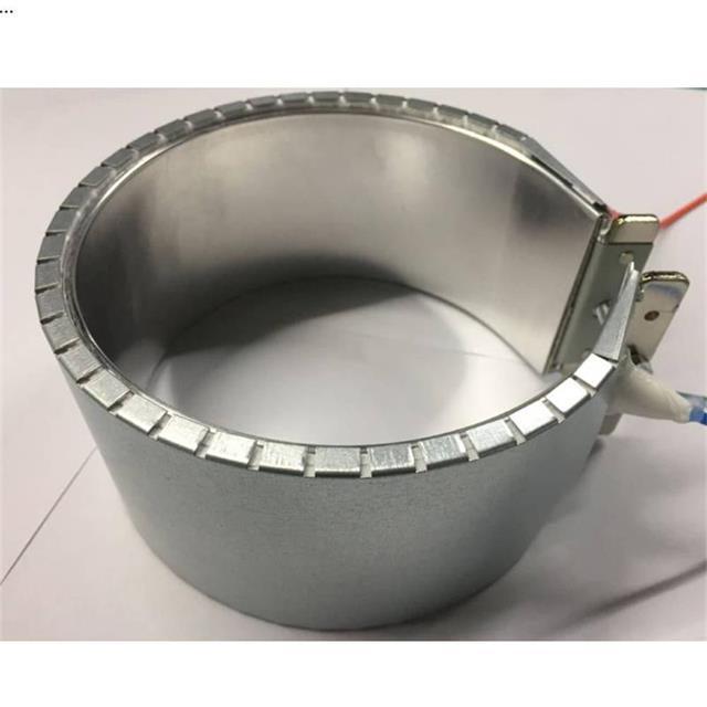 High Temperature Electric Heating  parts Mica Heater band Heating Ring Silver Stainless Steel band heater