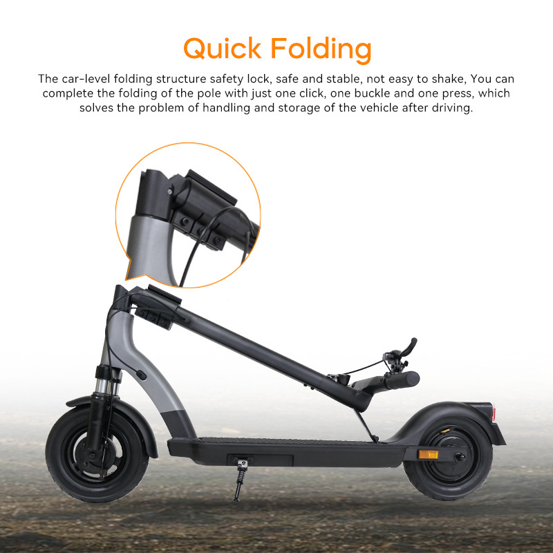 Original kick scooters 36V 10AH Chinese Lithium battery removable  10 inch air tyre 350w Motor 25KM/h  foldable electric Scooter