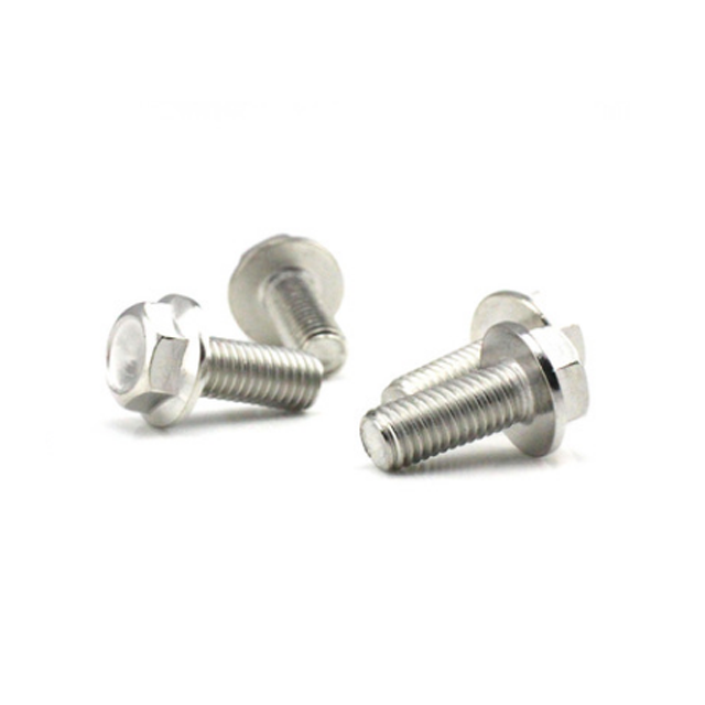 Haiyan aluminium grade 2 grade 5 90105-10728 bolt flange  anodised flanged hex head bolts