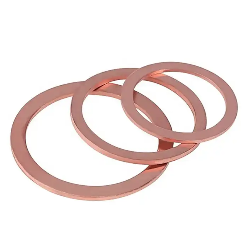 Large flat copper brass fender washer plain m3 m4 m5 m6 m8 m10 m12