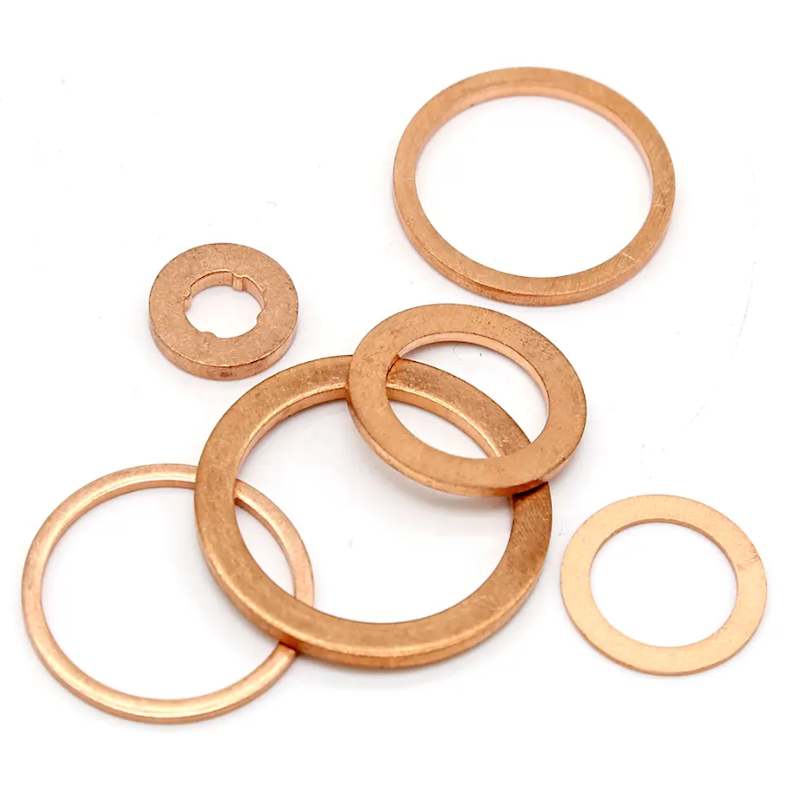 Large flat copper brass fender washer plain m3 m4 m5 m6 m8 m10 m12