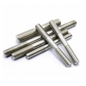 Steel metal galvanized double ended studs DIN939 grade 4.8 8.8 10.9