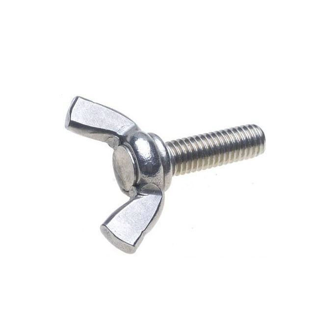 Stainless Steel Wing Bolt ss304 Din 316 in mm size bolt and nut