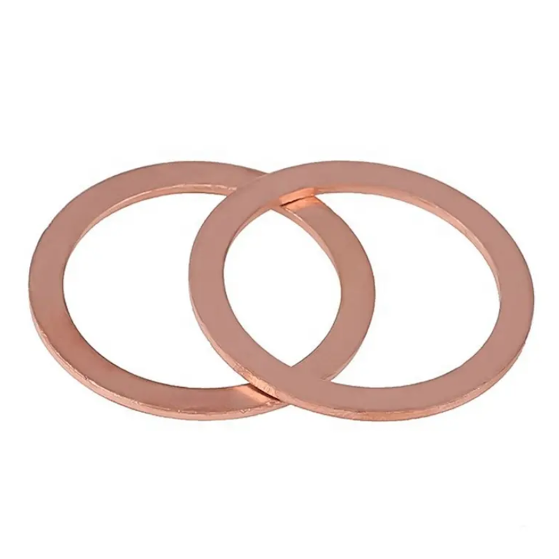 Large flat copper brass fender washer plain m3 m4 m5 m6 m8 m10 m12