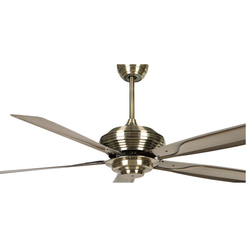 56 Inch latest hot selling home product ceiling fan light retro 5 Blades copper motor decorative ceiling fans without light