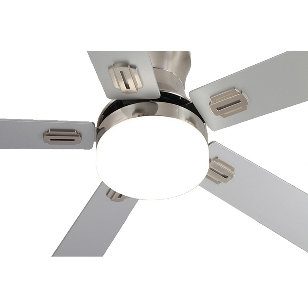 Newly designed low noise 52-inch plywood retro style LED ceiling fan with lighting