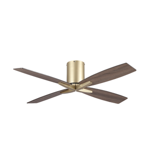 Hot Sale Plywood Blades Ceiling Flush Mounted Remote Control Ceiling Fans With Light For Bedroom