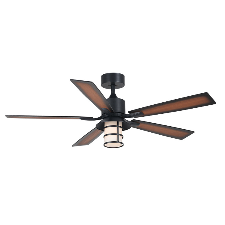 Retro American Fan Light Dining Room Fan Chandelier Bedroom Ceiling Fan Light