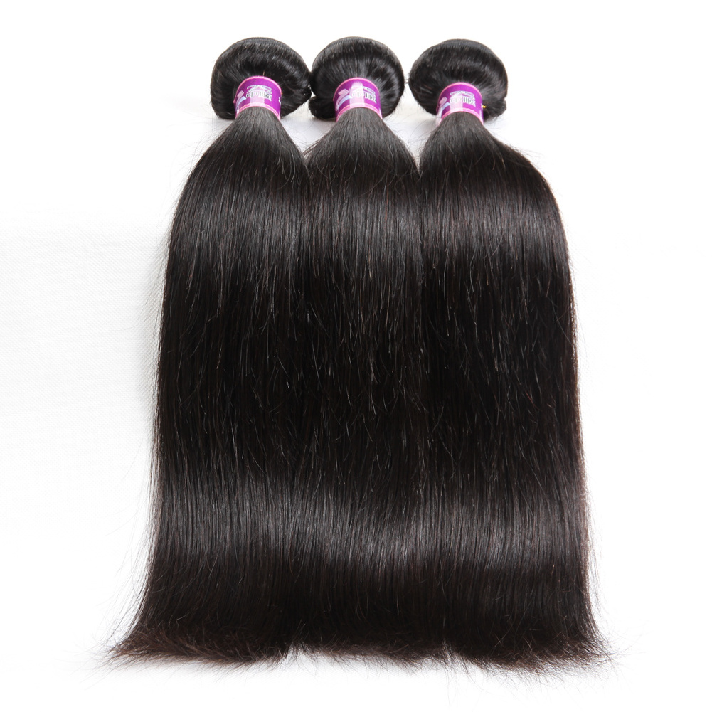 Wholesale Vendor Cambodian Human Natural Cuticle Aligned Hair Straight Brazilian Raw Virgin Human Hair Weaves Bundle