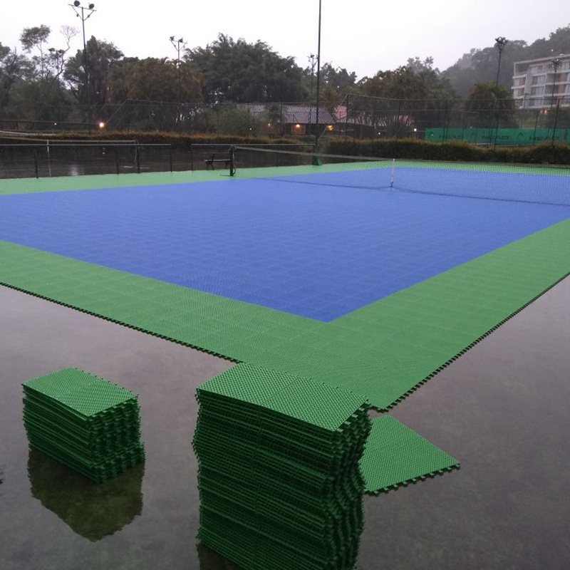 Mini tennis court rubber flooring for tennis court tennis court flooring