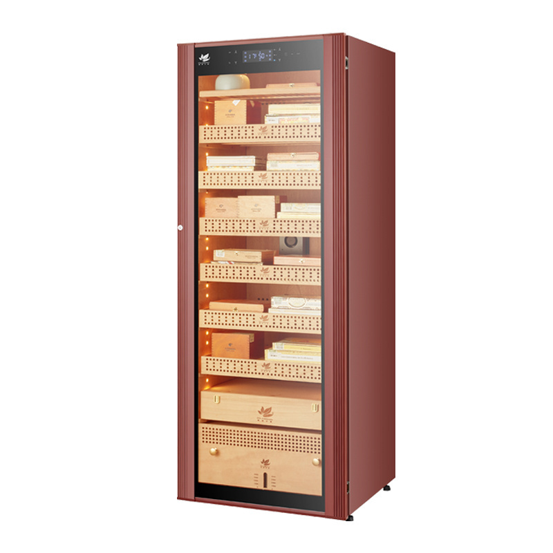 Luxury Fashion Style Commercial Use 520L Large Capacity Electric Cigar Humidors with Wifi App and Humidity Control