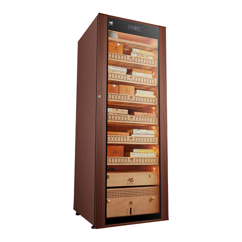 Luxury Fashion Style Commercial Use 520L Large Capacity Electric Cigar Humidors with Wifi App and Humidity Control