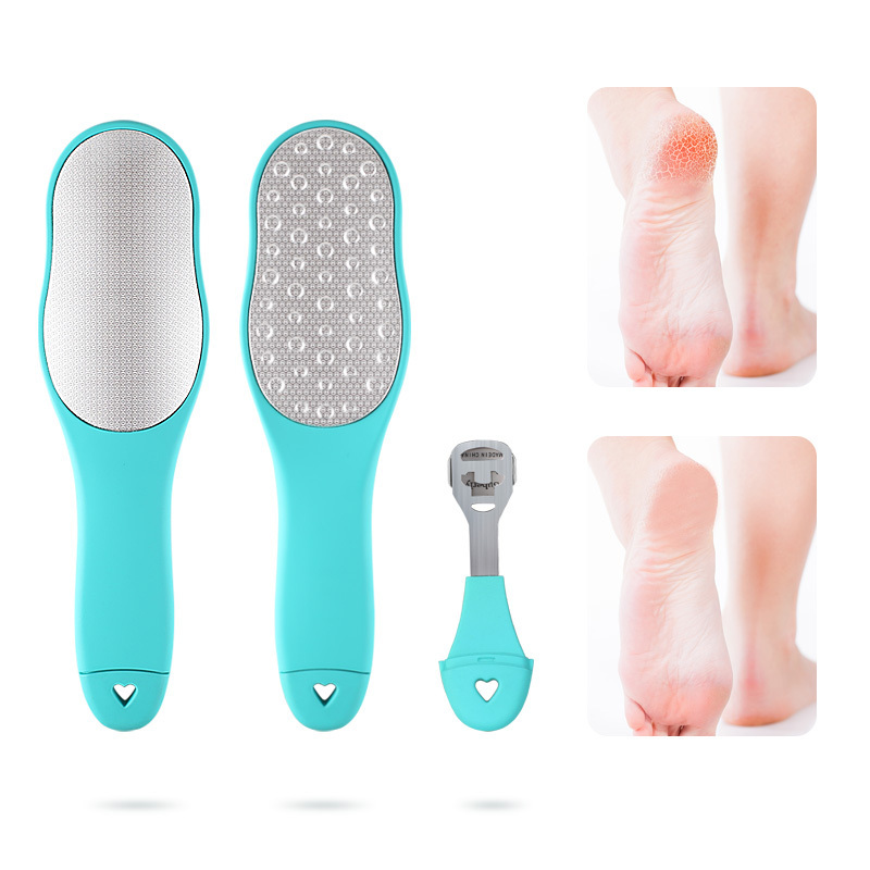 Professional Stainless Steel Pedicure Rasp Foot File Cracked Skin Corns Callus Remover for Extra Smooth and Beauty Foot