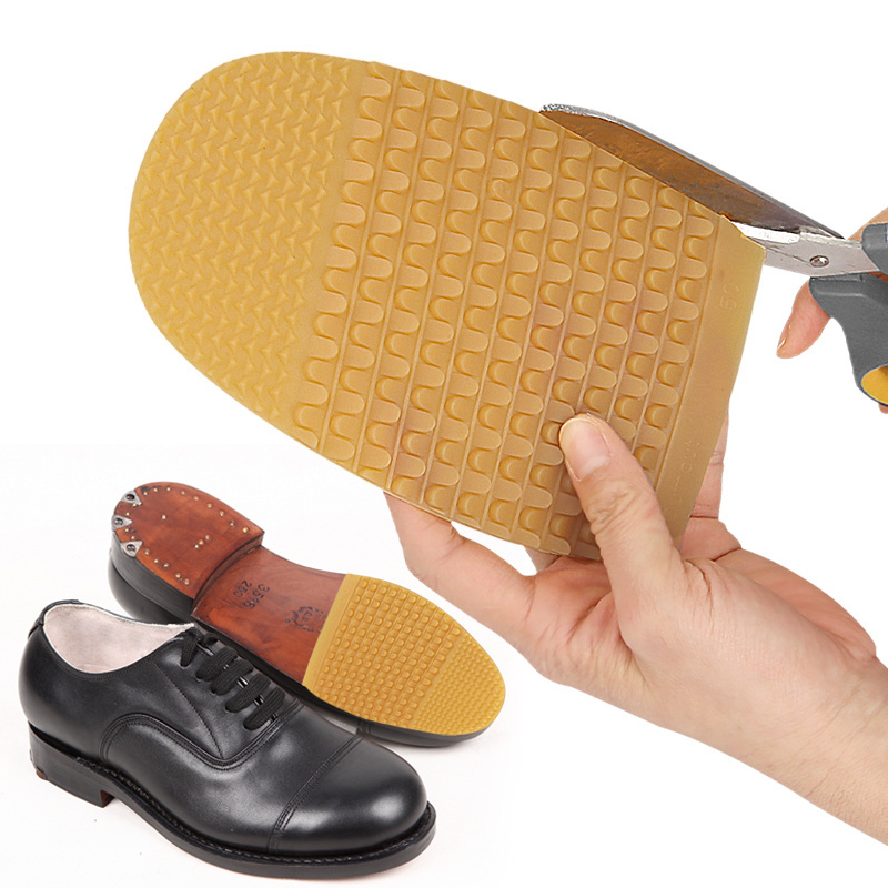 Shoe Repair Replacement for Leather Shoes Sports Shoes Boots Durable Rubber Half Sole Raised Grain Repair Sole Pad