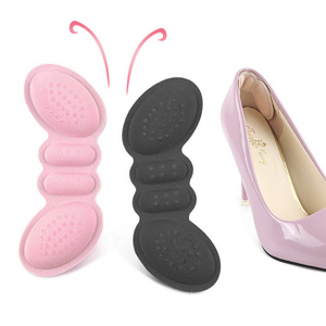 Butterfly Sponge Anti slip Heel Stick Anti wear Foot Adjustment Shoe Size soft and comfortable