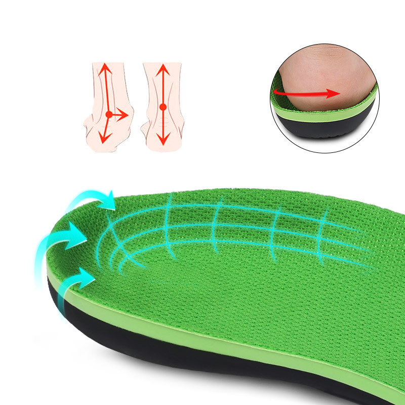 PU removable insole sport Shoe Inserts Half Insole for Plantar Fasciitis Arch Support Heel Spur Pain Relief Flat Feet