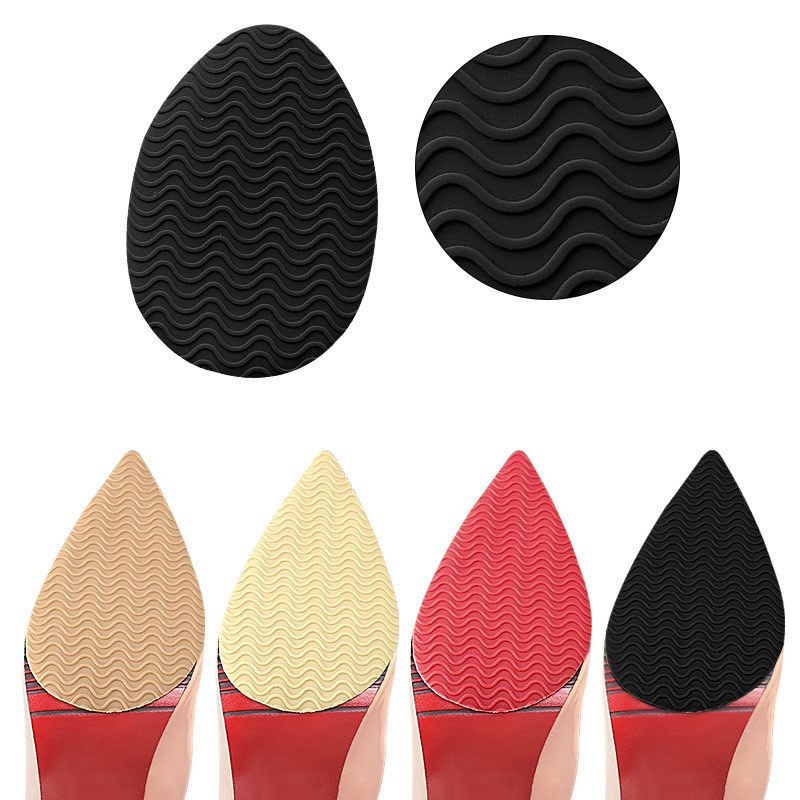 Sole Protector Stickers for High Heel Shoes Self Adhesive Silicone Non-Slip Shoes Cover Bottoms Non-Slip Shoe Sole Pads