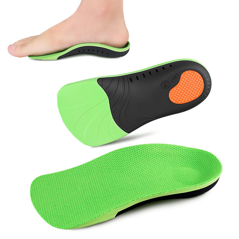 PU removable insole sport Shoe Inserts Half Insole for Plantar Fasciitis Arch Support Heel Spur Pain Relief Flat Feet