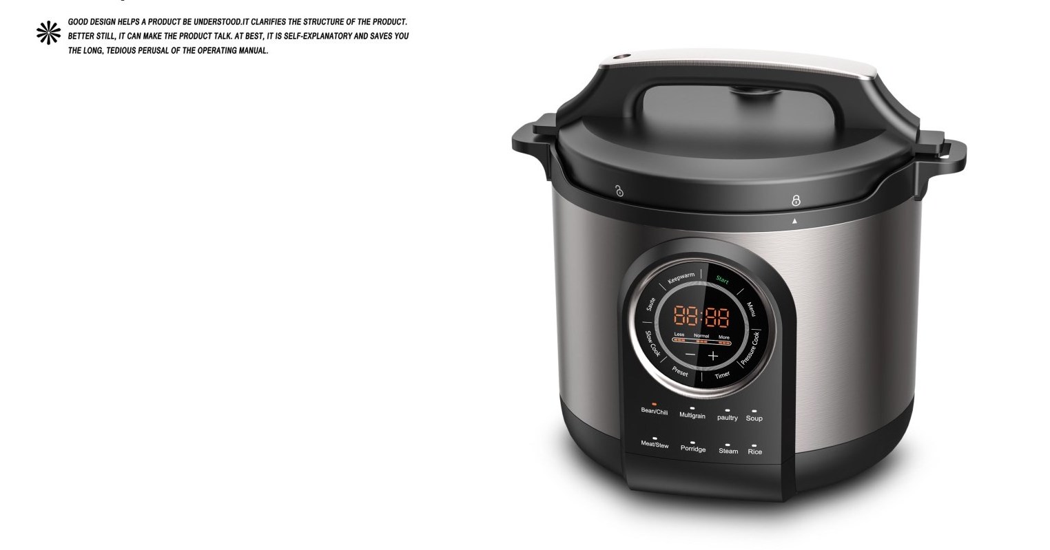 OEM Dormitory all in 1 5L 6Litre Non Stick Coating Inner Pot Electric Pressure Cooker