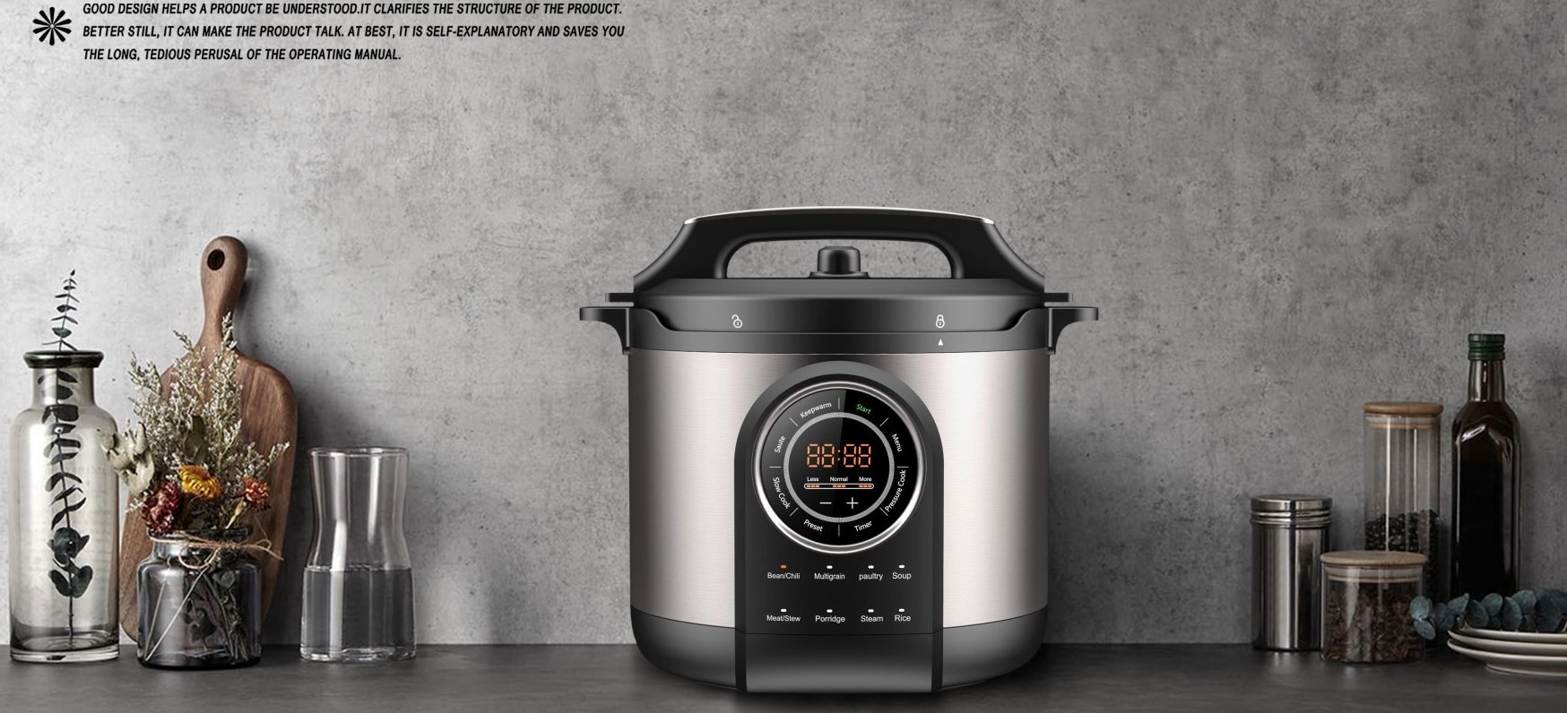 OEM Dormitory all in 1 5L 6Litre Non Stick Coating Inner Pot Electric Pressure Cooker