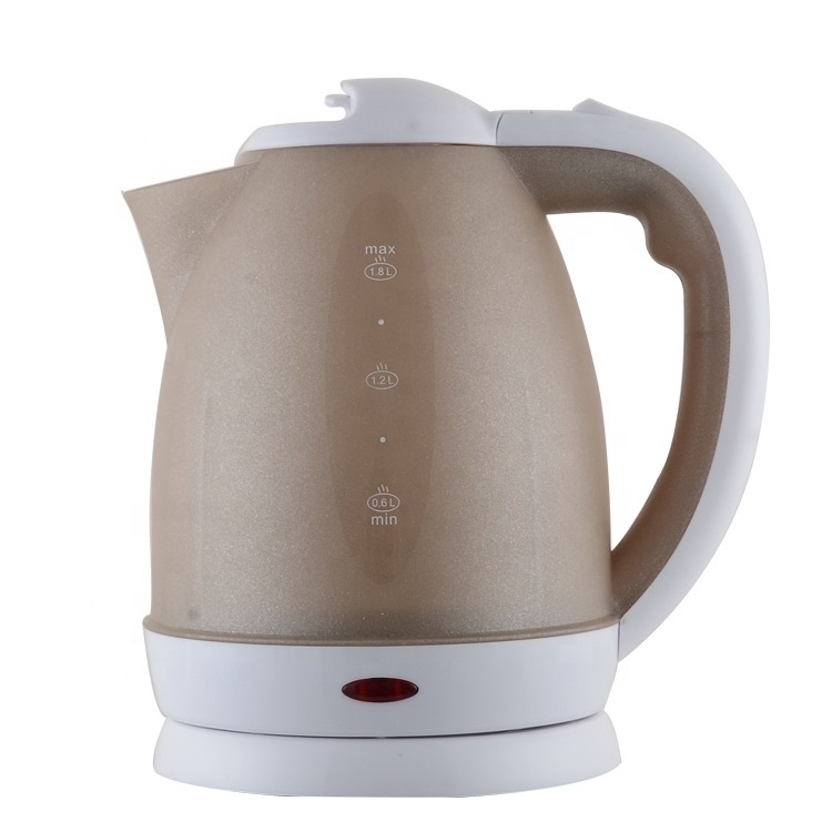 1.8L fast boiling smart appliances water boiler plastic electric kettle tea maker electric