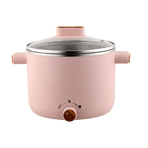 Factory Wholesale 1.2L Stainless Steel Kettle Body Mini Electric Cooking Pot For Rice Porridge Noodles