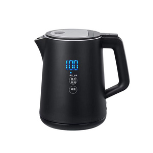 high quality 1.2L intelligent digital LED display electric kettle with temperature control for boiling water tea coffee