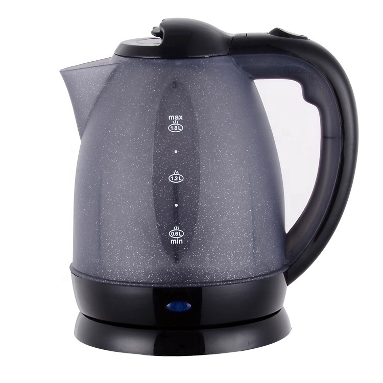 1.8L fast boiling smart appliances water boiler plastic electric kettle tea maker electric