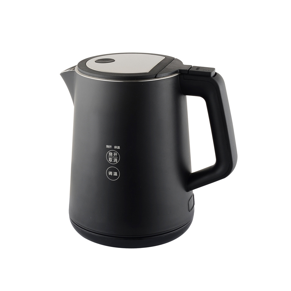 high quality 1.2L intelligent digital LED display electric kettle with temperature control for boiling water tea coffee