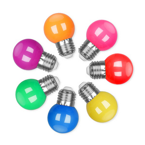 Mini Golfball 0.5w 1w Light Bulb Replacement Colorful Globe Led String Light Decoration Bulb B22 Led Bulb