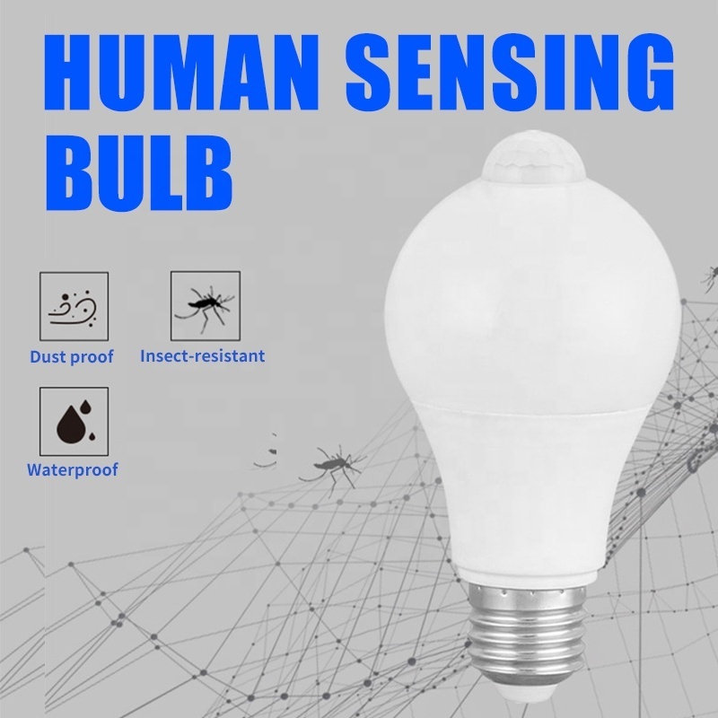 High Quality 2 Years Warranty Sound Induction Sensor Smart Infrared Pir Motion Sensor Led Bulb Motion Sensor Led Light Bulb