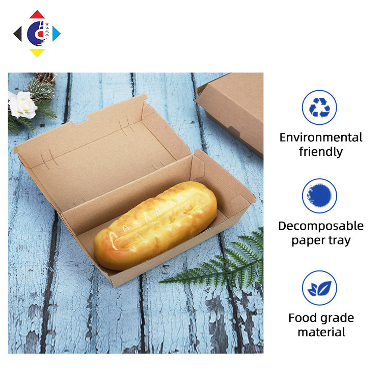 Wholesale Good Quality Kfc Mcdonald's Sizes Burger Box Salad Snack Cookie Candy Take-out Food Packaging Box