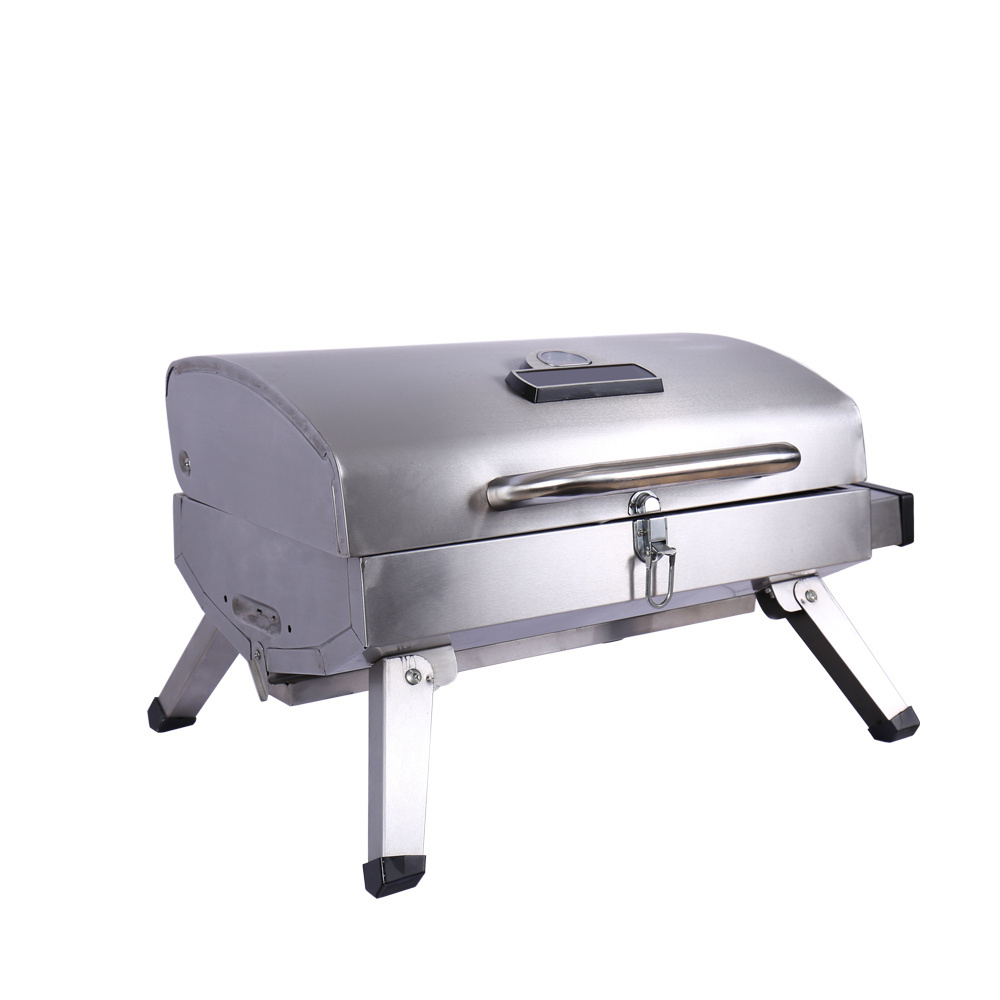 Hot Model Portable Stainless Steel Outdoor BBQ Gas Grill Easy to Assemble and Carry Customizable for Garden Use