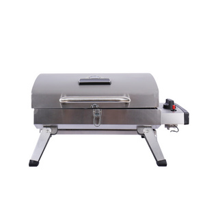 Hot Model Portable Stainless Steel Outdoor BBQ Gas Grill Easy to Assemble and Carry Customizable for Garden Use