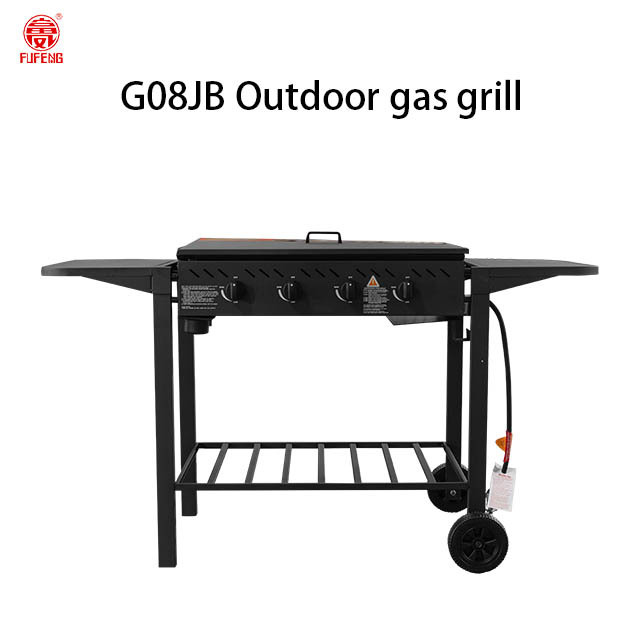 custom Stainless Steel Large Gas BBQ Grill Picnic Family gathering Cooking Camping Travel Custom wholesale Metal BBQ Grill