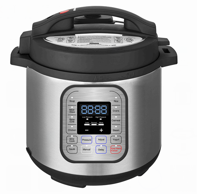 M10 Multi-Use Express Crock Programmable Slow Cooker Pressure Cooker Saute Steamer GAOTONG